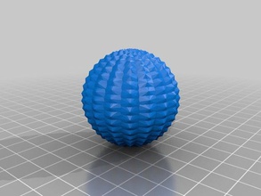 my customized parametric sea urchin math art 3d print model - Mito3D