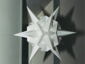 39ª stellation icosaedro outros a arte geometria modelo poliedro 3d print model - Mito3D