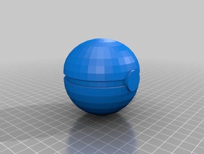 pokeball La stampa 3d palla pokemon 3d print model - Mito3D