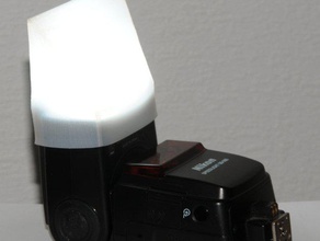 nikon sb600 flaş difüzör kamera flash fotoğrafçılık adı Acadia 3d print model - Mito3D