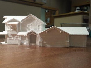 residenziali 3 edifici e strutture architettura casa alloggiamento modello residenziale 3d print model - Mito3D