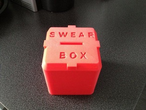 swear box containers 3d print model - Mito3D