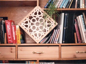 headboardbookshelflattice andere Kunst girih islamische Muster Holz 3d print model - Mito3D