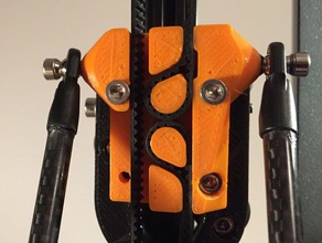 self locking kossel mini carriage open belts 3d printer parts belt openscad 3d print model - Mito3D