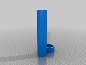 caixa redonda de 5,5 polegadas altura 125 rodada recipientes personalizado 3d print model - Mito3D
