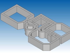 Haus-plan 3d-drucken 3d print model - Mito3D