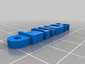 a linda organização personalizado 3d print model - Mito3D