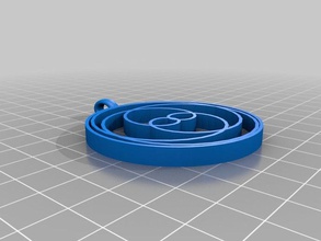 individuelle Anhänger Schmuck 3d print model - Mito3D