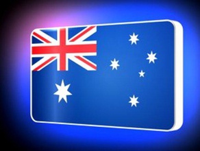 drapeau australien L'impression 3d 3d print model - Mito3D