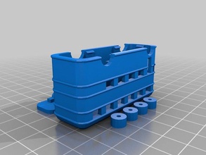 meine angepasste Doppel-decker bus-chassis parametric - Spielzeug Spiele 3d print model - Mito3D