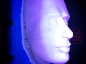 il volto umano di grande retrofitting vuoto schiuma manichino testa persone faccia umana modello 3d print model - Mito3D