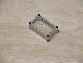 openscad Pleksiglas kasa yığılmış elektronik akrilik durumda lazer lasercut model parametrik plexiglassm kutusu 3d print model - Mito3D
