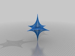 web de la perception les mathématiques l'art 3d toile d'araignée 3d print model - Mito3D
