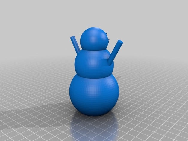my customized snowman animals 3D print model - Mito3D