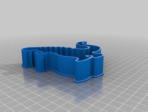 godzilla cookie cutter kitchen & dining cooking 3d print model - Mito3D