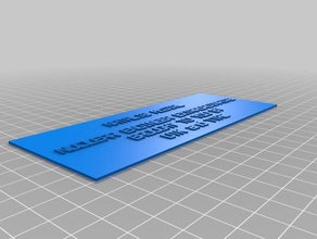 natalie nameplate 4 signs & logos customized 3d print model - Mito3D