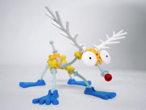 twig costruzione di giocattoli palchi allegato giunto a sfera bild l'osso ramo pesce vacanze ogo sport neve fiocco albero ala 3d print model - Mito3D