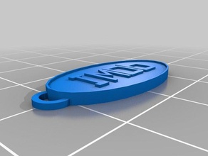 ımdb Anahtarlık özelleştirilmiş 3d print model - Mito3D
