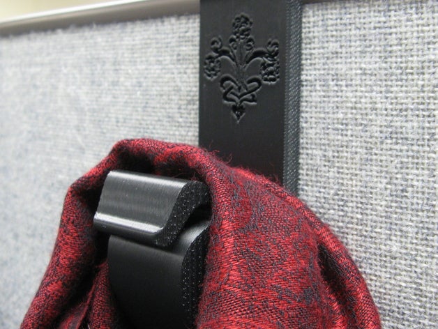 cabine de porte-manteau bureau crochet 3D print model - Mito3D