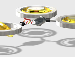 tr3 passe-temps vol rc tricopter 3d print model - Mito3D