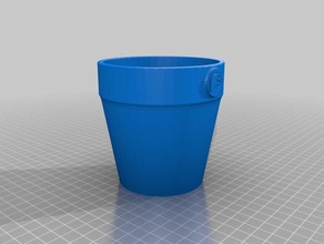 miles meraki pot de fleur les conteneurs 3d print model - Mito3D