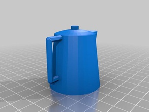 michigan coffee pot other model openscad 3d print model - Mito3D