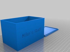 mikes boxxx Container kundengebundene 3d print model - Mito3D