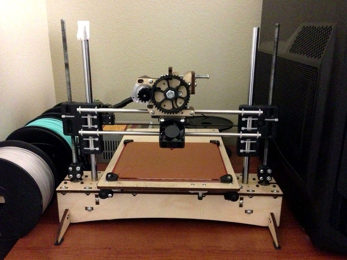 v20 printrbot yükseltir 3d yazıcı parçalar alanında monte edin düzeltme geliştirilmiş plus 3D print model - Mito3D