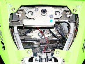 2008 zx10r araç arka koltuk örtüsü altında Otomotiv çamurluk tutucu kawasaki ninja 3d print model - Mito3D
