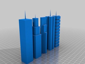 città del generatore gli edifici strutture 3d print model - Mito3D