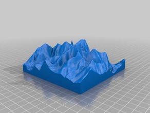 snowdonia topographiques modèle de l'apprentissage la géodésie géographie colline carte montagne tout en relief terrain topographie 3d print model - Mito3D