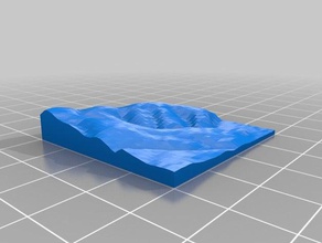 arundel topographical model learning geodesy geography map mountain raised relief terrain topography 3d print model - Mito3D