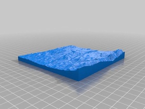 guildford topographical model learning geodesy geography map mountain raised relief terrain topography 3d print model - Mito3D