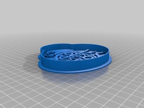 keksstempel arène de coupeur biscuit timbre cusomized cuisine et salle à manger le cookie cutter logokeksausstecher stempelkeksausstecher 3d print model - Mito3D