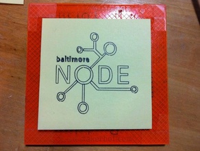 baltimore düğüm logo tek boynuzlu at işaretler logoları 2d hackerspace sanat 3d print model - Mito3D