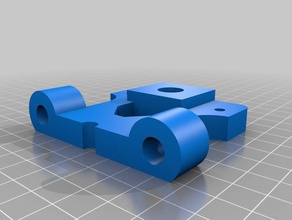 e3d bowden mount 3d printer extruders prusa 3d print model - Mito3D