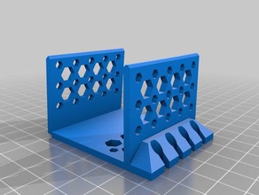 cavo mesa lak 4 agujeros office su misura 3d print model - Mito3D