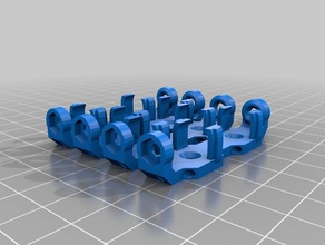 mon paramétrique personnalisé clip de pile l'électronique 3d print model - Mito3D