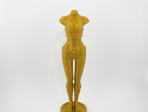 x23 base personas femenino niña sculp mujer xmen 3d print model - Mito3D