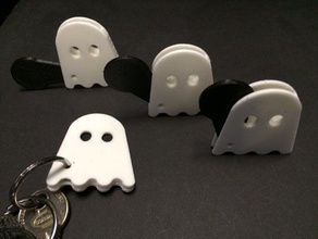 gespenstische Markt, Münze Schlüsselanhänger ghost ghostlyvinyl keychain Supermarkt 3d print model - Mito3D