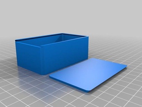 50x80x30 caixa recipientes personalizado 3d print model - Mito3D