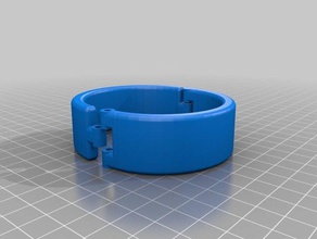my customized cuffs 60 25 bracelets 3d print model - Mito3D