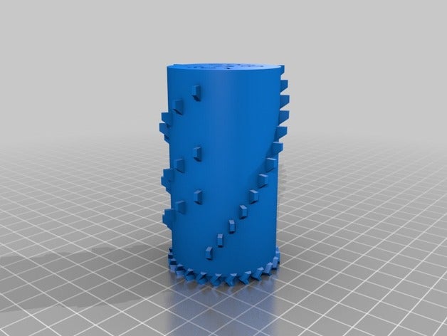 testsong cilinder mekanik oyuncaklar özelleştirilmiş 3D print model - Mito3D