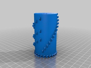 testsong cilinder mekanik oyuncaklar özelleştirilmiş 3d print model - Mito3D