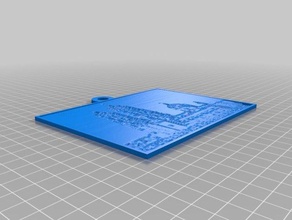 salva Arte 2d personalizado 3d print model - Mito3D