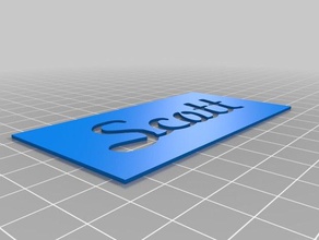 scott sanat araçları özelleştirilmiş 3d print model - Mito3D