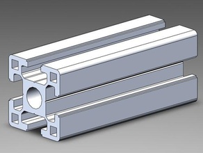 aluminum profile 3d printer parts aluminium 3d print model - Mito3D