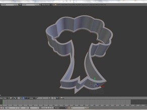 tree cookie cutter kitchen & dining 3d print model - Mito3D