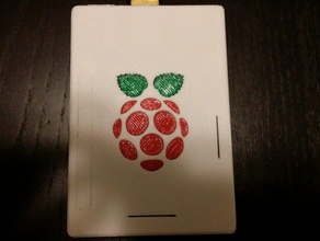 raspberry pi b+ de la reine beauté cas ordinateur le bras cpu arm linux framboise raspberrypi petit 3d print model - Mito3D