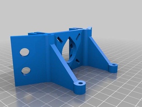 rostock screws 3d printer parts motor mount mini 3d print model - Mito3D